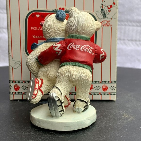 Good Friends Always Stick Together - Coca-Cola Polar Bears Cubs Figurine - 1995 - Picture 4 of 7
